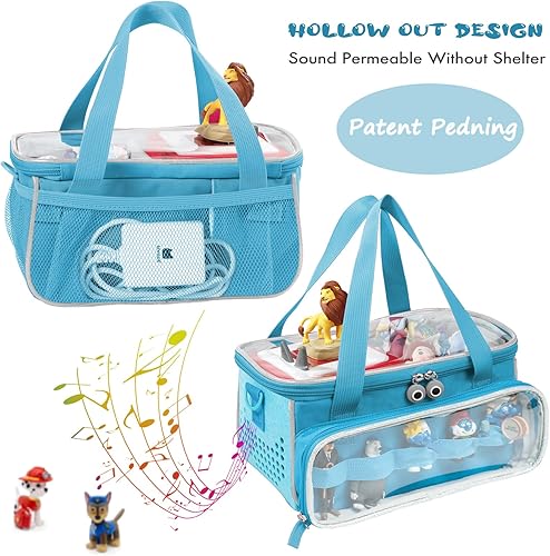 Miniatura 2 de SFYBYHEART Funda de transporte compatible con Toniebox, funda Tonis para personajes de Tonie, figuras Tony, juego de iniciación de Toniebox,