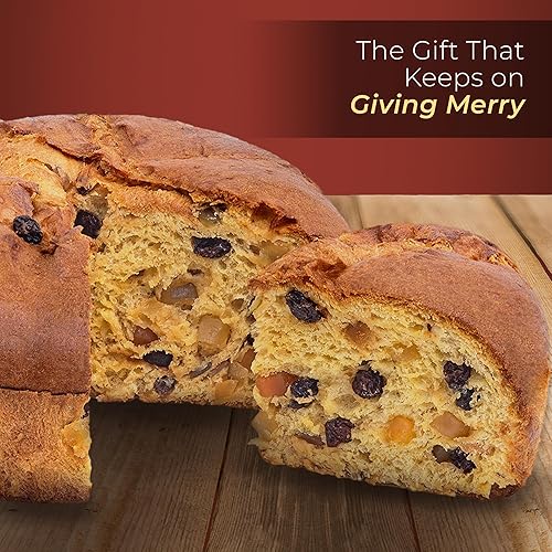 Miniatura 42 de OFNER - Panettone genovés prémium de frutas confitadas - Receta italiana tradicional, pastel de Navidad suave y húmedo, regalos de Navidad para mamá