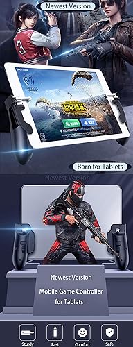 Miniatura 2 de Mobile Game Controller for iPadTablets, Sensitive Shoot Aim Gamepad Trigger for PUBGKnives Out, Handgrip for Tablet & Smartphones