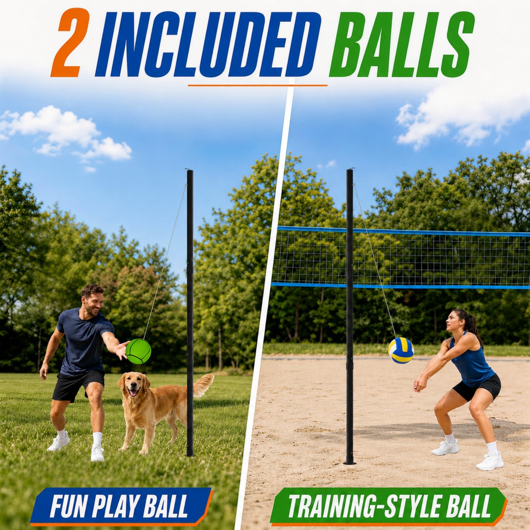 Tetherball-Set, 2,7 m