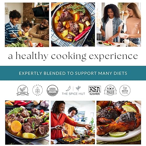 Miniatura 5 de Spice Hut - Trinidad Masala Orgánica, con sal, mezcla de especias caribeñas para sabores auténticos, condimentos de Trinidad y especias de curry,