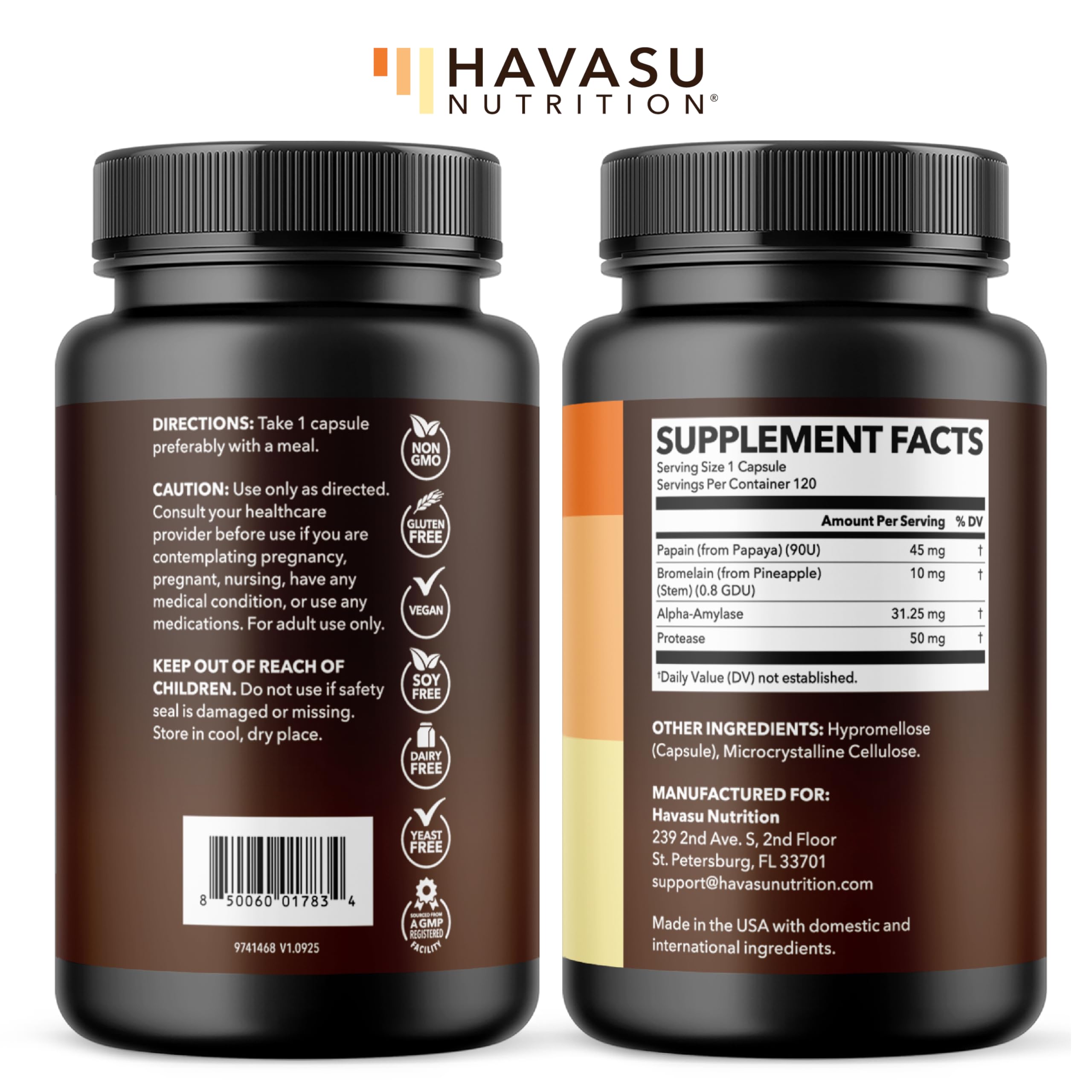 Papaya Enzymes for Digestion Support, Vegan and Gluten Free, 120 Servings — Amazon image 9