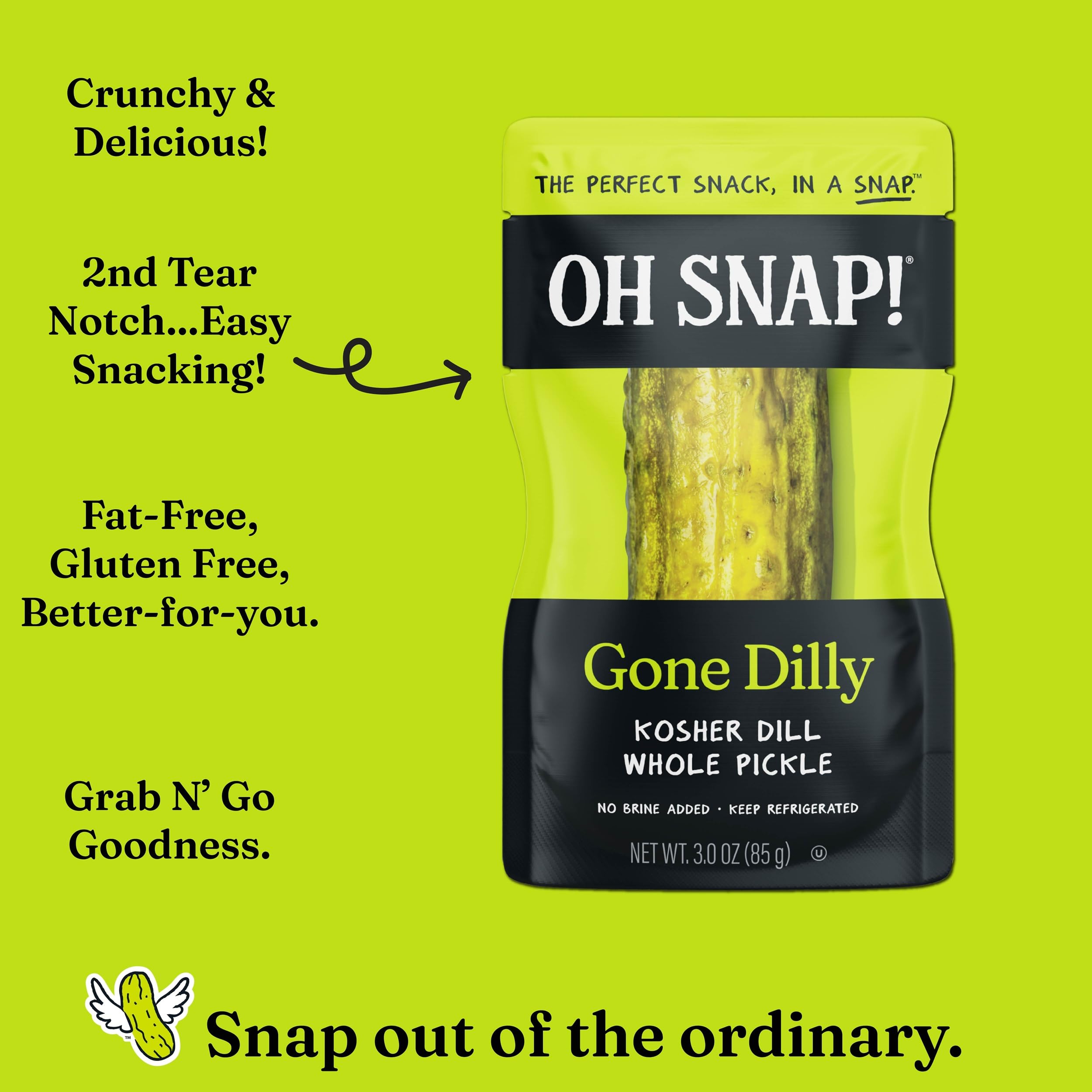 GLK Foods Oh Snap gegangenes Dilly Dillgurke - 12 pro Fall. 1