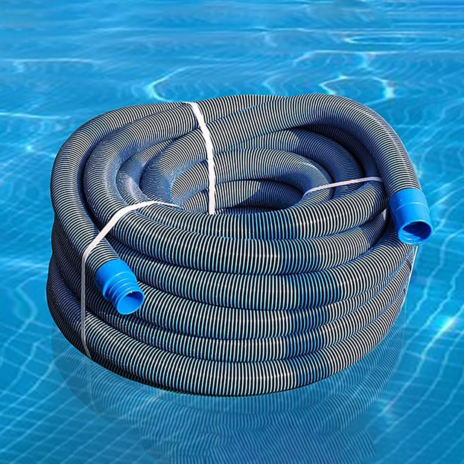 JYHHCYS Swimming Pool Vacuum Hose - 1.5 in, 2 in Diameter Pool Cleaner Hose Replacement for Above & In Ground Swimming Pool - Flexible Vacuum Hose for Pool Cleaning(2 in - 30m)