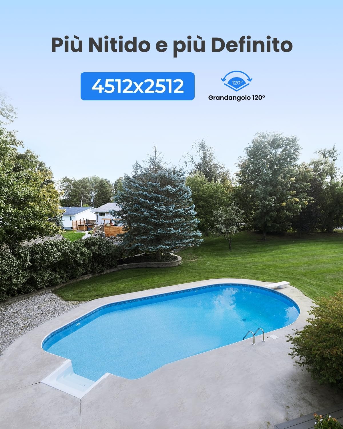 Reolink PoE 12MP Telecamera Esterno, Rilevamento di Uomo/Veicolo/Animale, Visione Notturna a Colori, Audio Bidirezionale, Avvisi Intelligenti, Time-Lapse, Slot per Scheda microSD, RLC-1224A