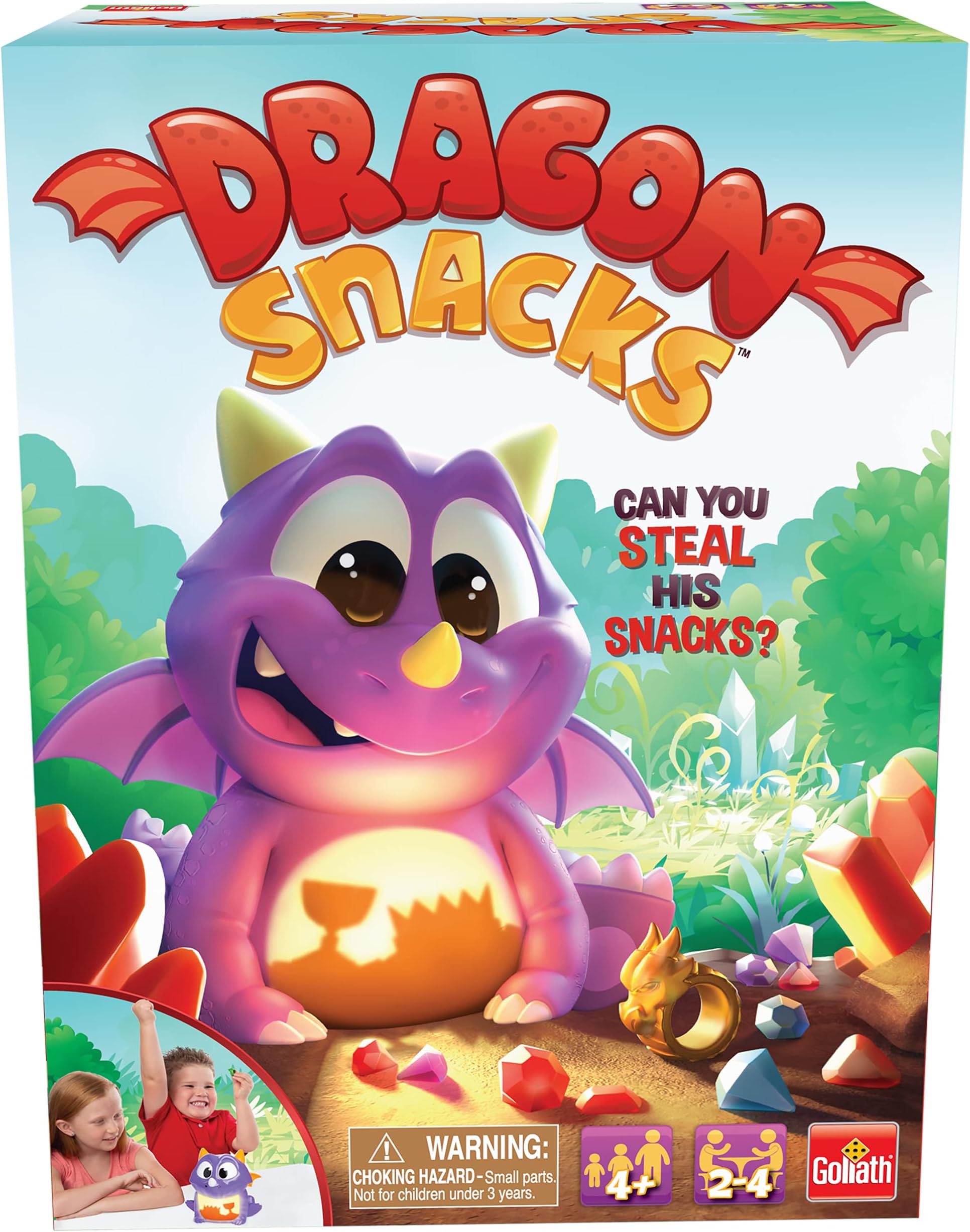 Goliath Dragon Snacks Game - Find The Treasure & Win
