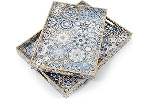 Bohemian Decorative Trays for Ottoman or Coffee Table