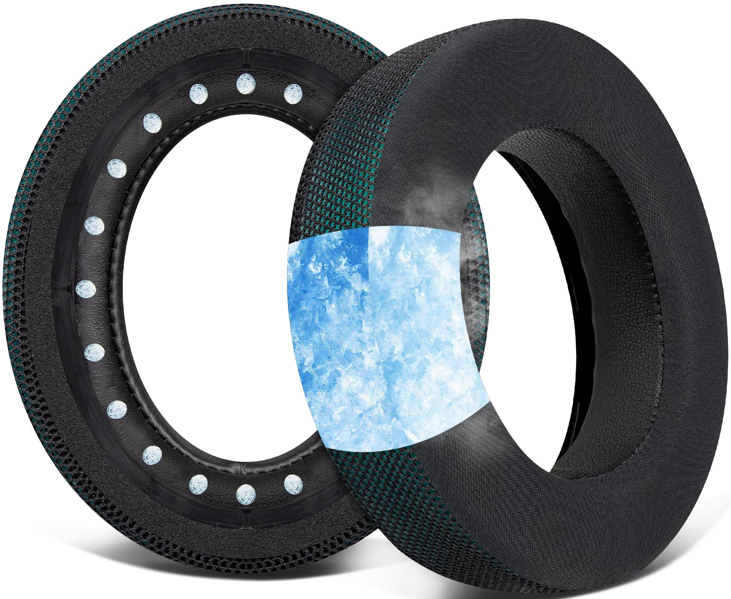 SOULWIT Earpads Cushions Replacement for Corsair HS75 XB HS70/Pro HS60/Pro HS50/Pro Gaming Headset/Headphones, Ear Pads with High-Density Noise