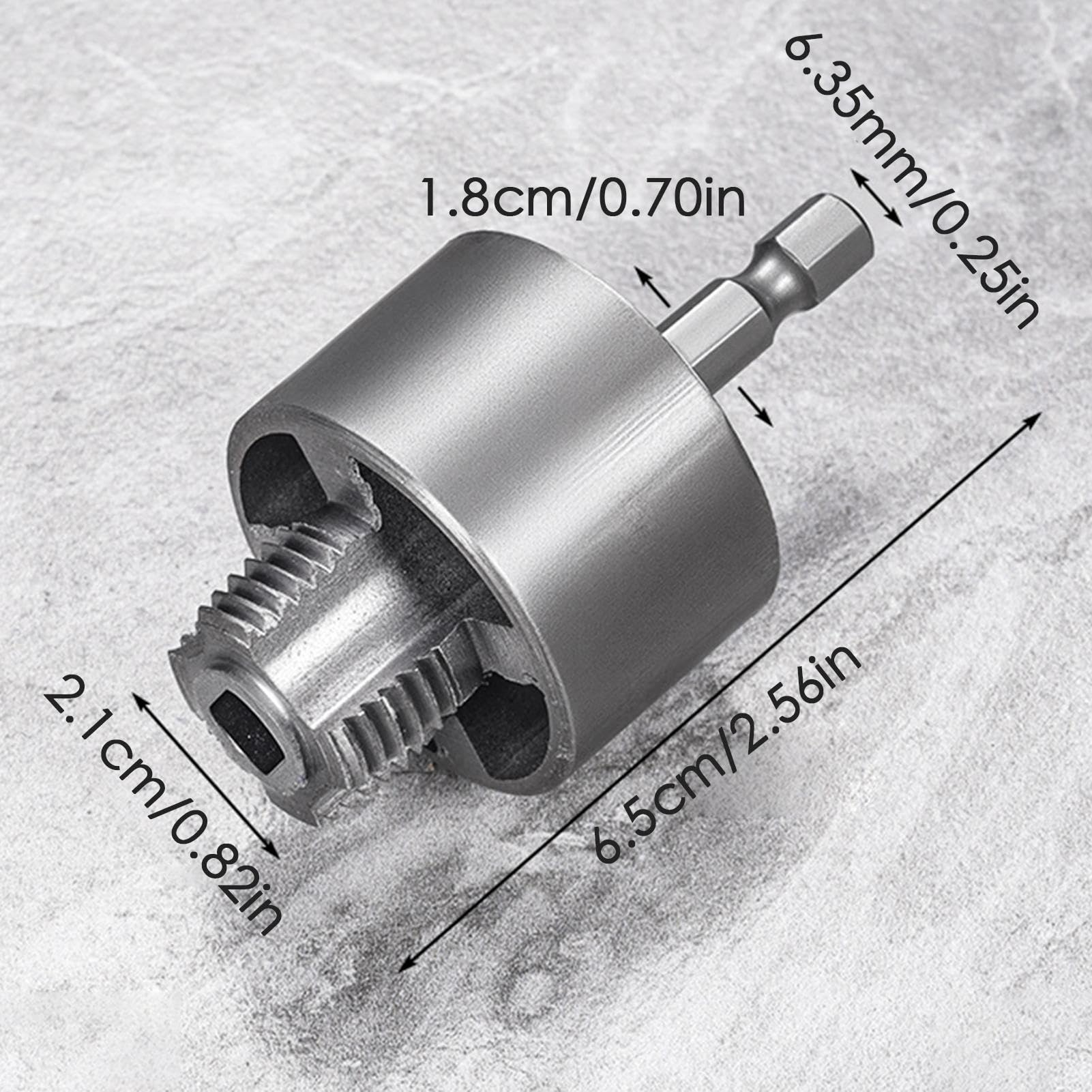 Herramienta de Roscado PVC - Herramienta de Roscado | Cabezales de Corte Internos Externos para Taladro Eléctrico en Fontanería