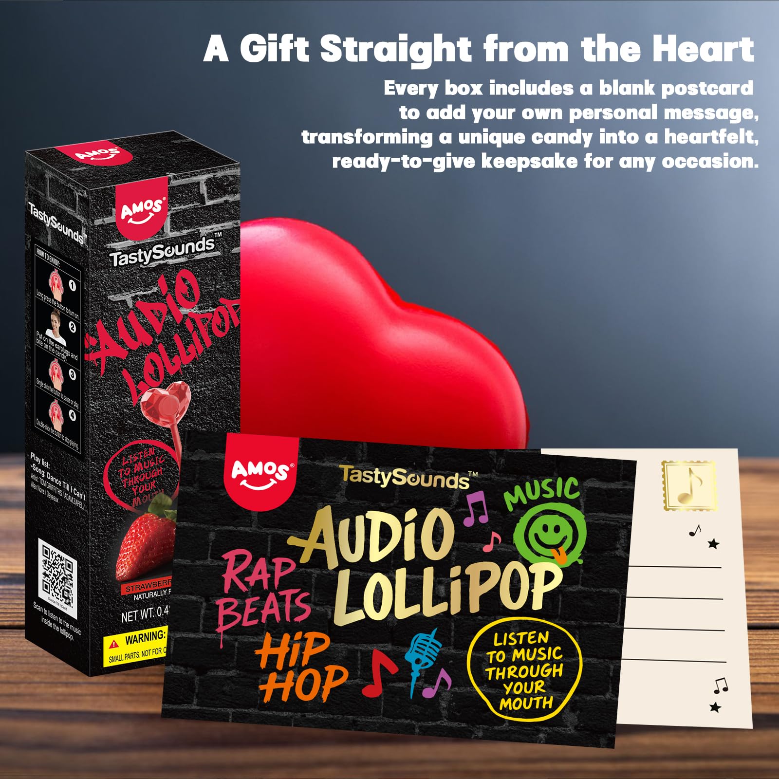 Amazon.com : AMOS Music Lollipop Candy Suckers – TastySounds Audio