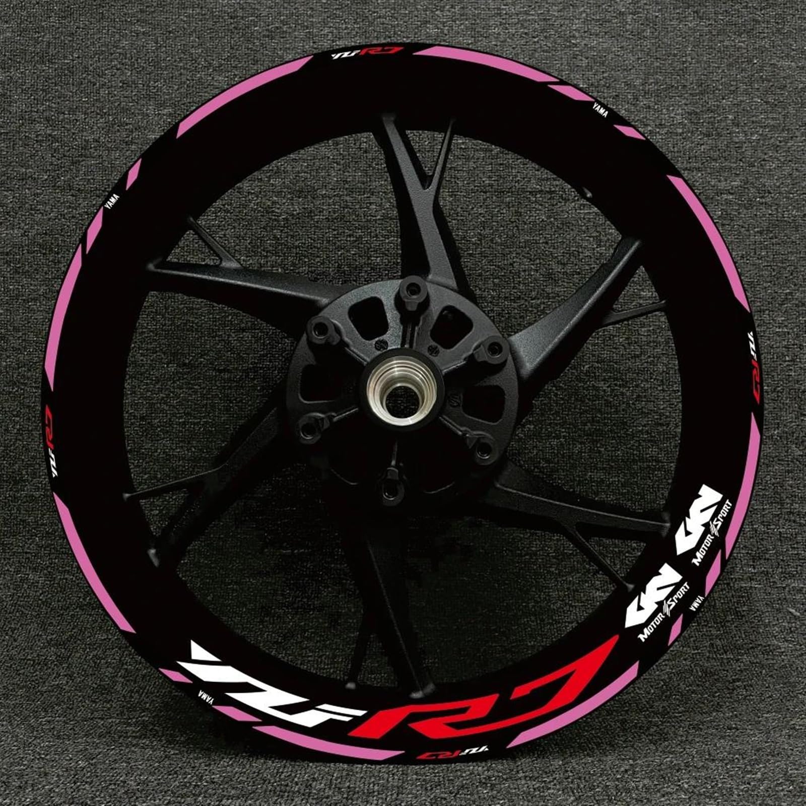 Stickers Motorcycle Wheel Stickers Night Reflective Decorative Rim for Yamaha YZFR7 YZF R7(Style 19)