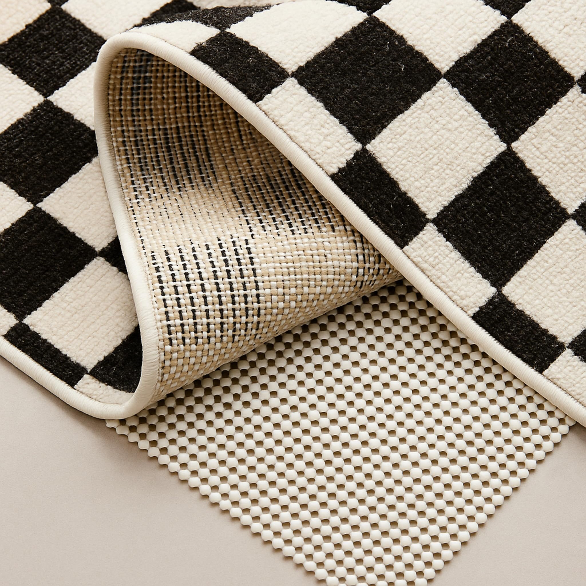 Rug Branch Rug Pad 8' x 11' for Area Rugs, Extra Strong Rug Pad Gripper, Grips Keep Area Rugs in Place, Skid Resistant Pads for Hard & Soft Floors,