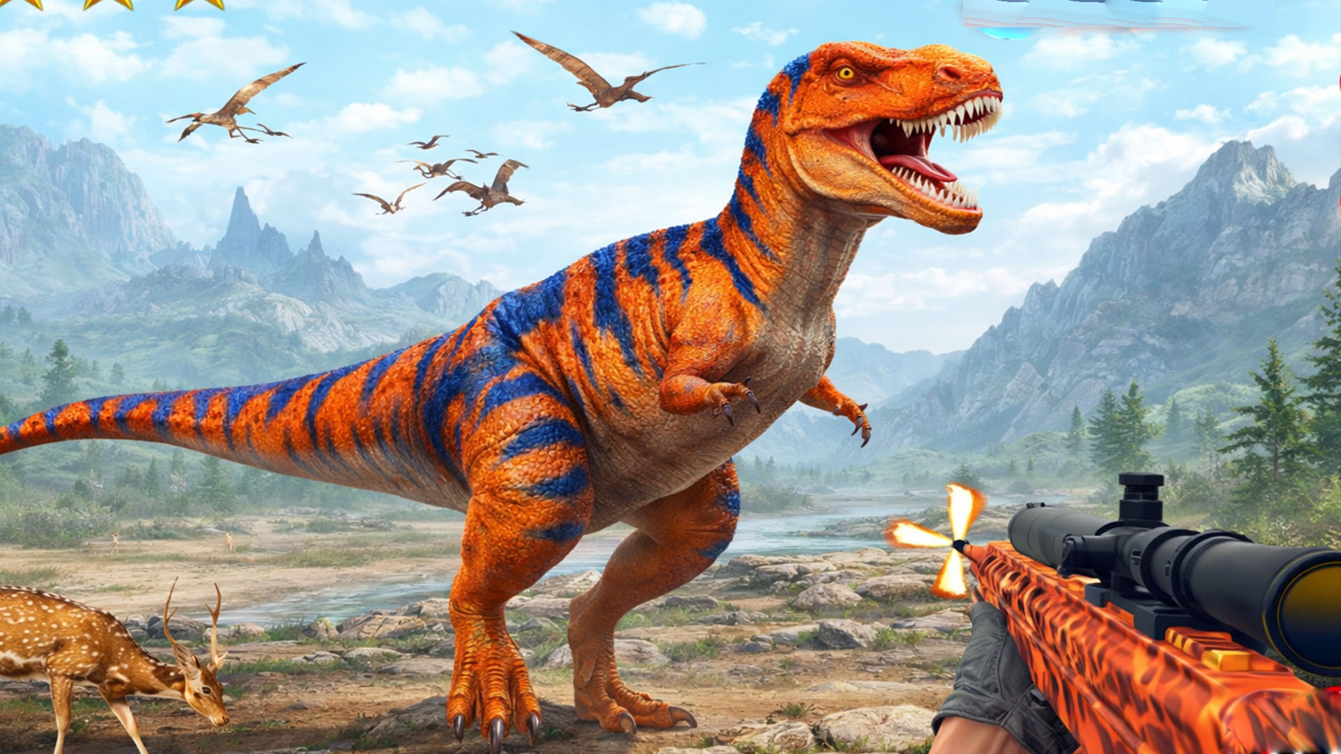 Dinosaur Hunter Games 3D: Dinosaur Revolt Battle – Jogo de Tiro de ...