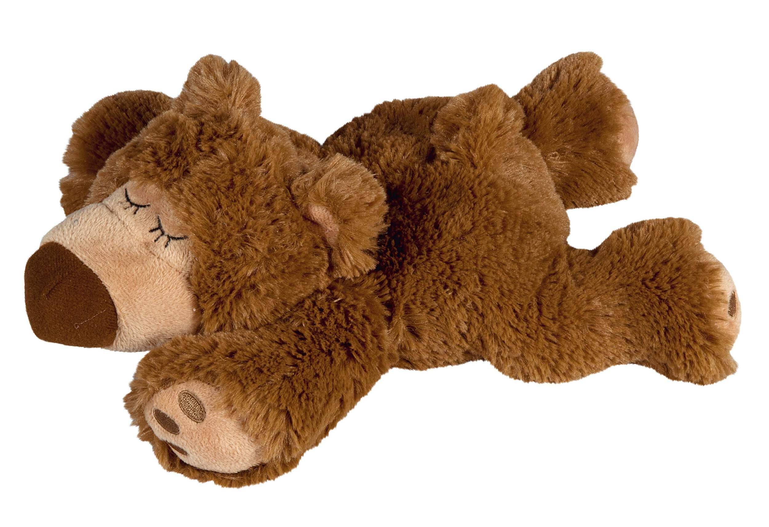 Warmies® Wärmekissen/Stofftier "Sleepy Bear braun" Hirse Lavendelfüllung 35cm 770g (exklusives Warmies-Design für Greenlife Value)