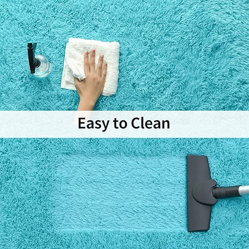 Miniatura 6 de Merelax - Tapete moderno afelpado para habitación de niños y guardería, tapete decorativo suave, regalo para shower de bebé y de cumpleaños o