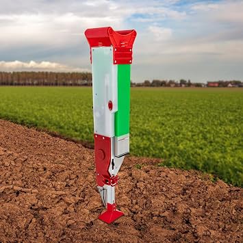 Manual Seeder, Adjustable Handheld Seeding Machine and Fertilizer Spreader, Peanut Corn Bean Planter, Household Garden, Patio, Vegetable Planting