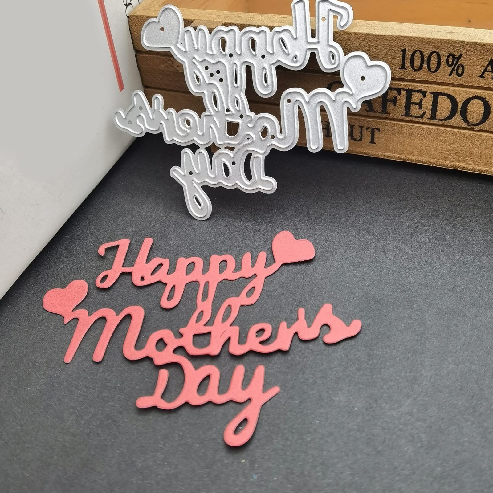 Bladeren metalen stansen voor het maken van kaarten, DIY
