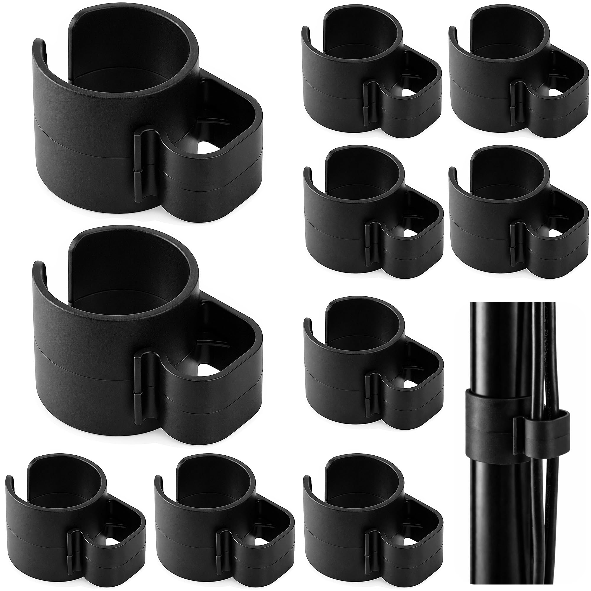 10 Pcs 35mm Speaker Pole Cable Clips