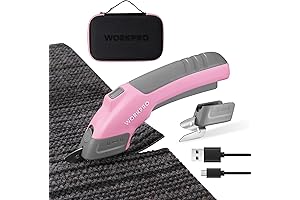 WORKPRO 4V Rechargeable Electric Scissors: Effortless Cutting for Any Material