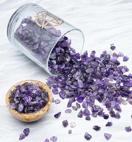 Miniatura 8 de Cuarzo rosa triturado de 1 libra, labradorita, chips de amatista a granel, piezas de cuarzo natural de forma irregular, piedras preciosas de forma