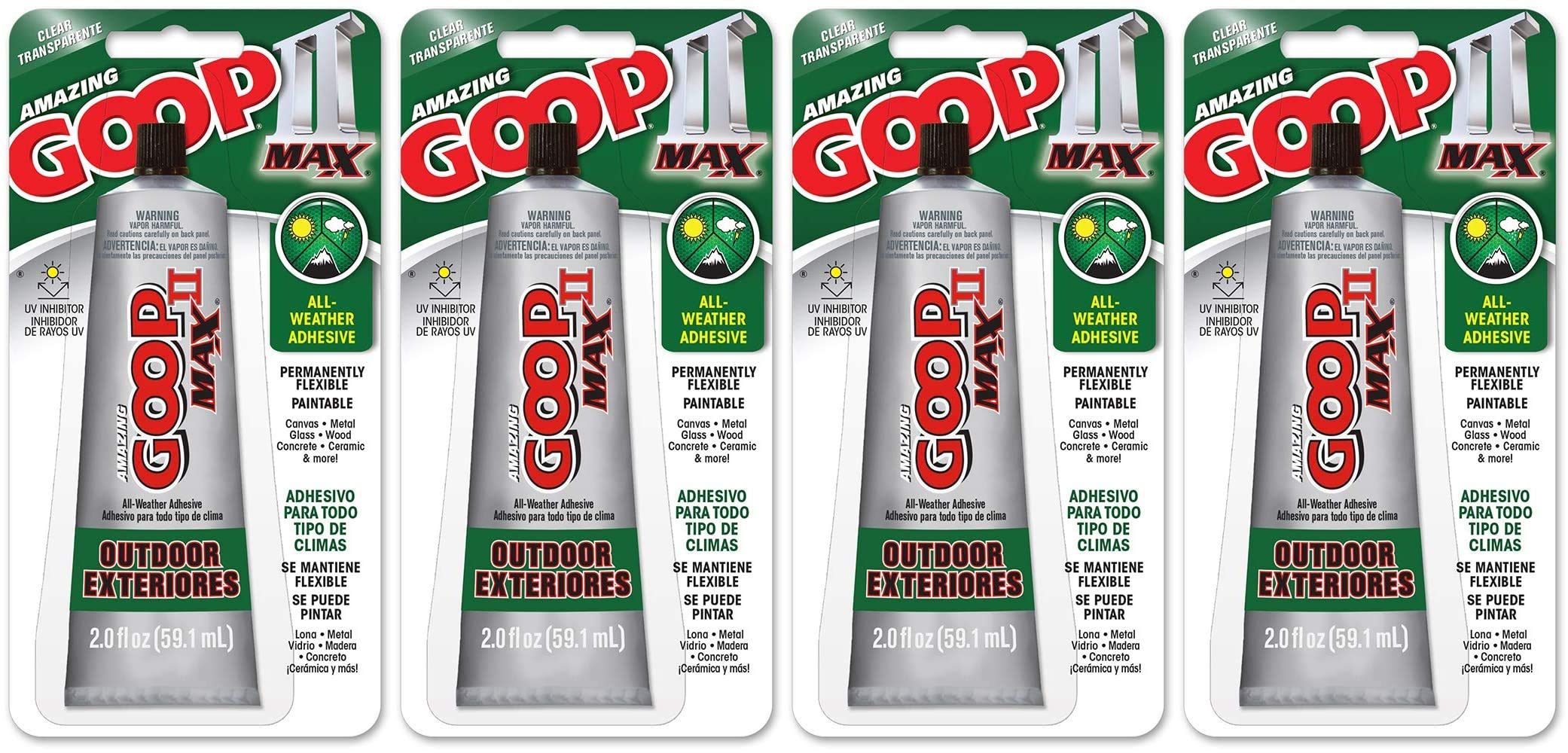 Amazing GOOP II 142100 MAX Adhesive - 2.0 fl. Oz. (F?ur Pa?k)