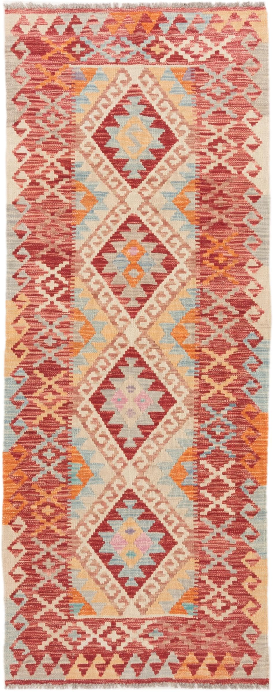 Kilim Afghan tapis de course en laine idéal pour réchauffer votre entrée