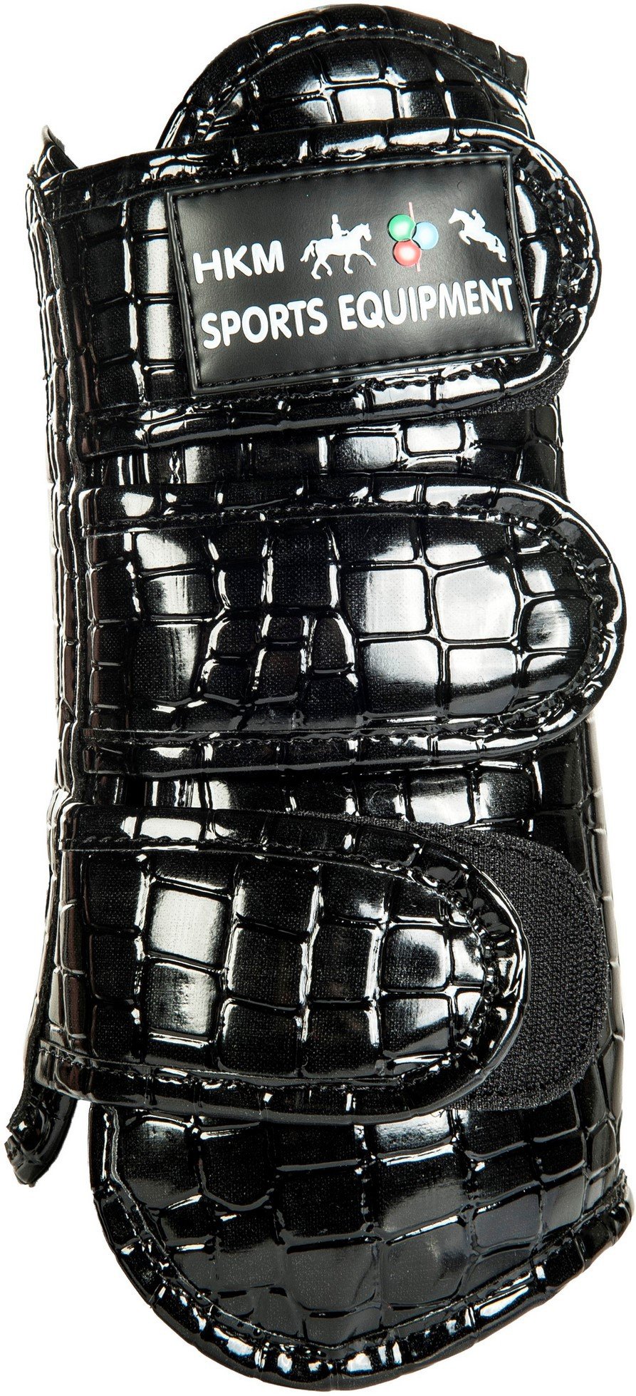 Guêtres HKM 570608 S : évitez les blessures du cheval avec le style Premium Croco