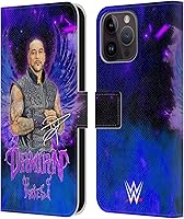Vista 32 de Head Case Designs Officially Licensed WWE Portrait Damian Priest Leather Wallet Case Compatible with Apple iPhone 7 Plus/iPhone 8 Plus