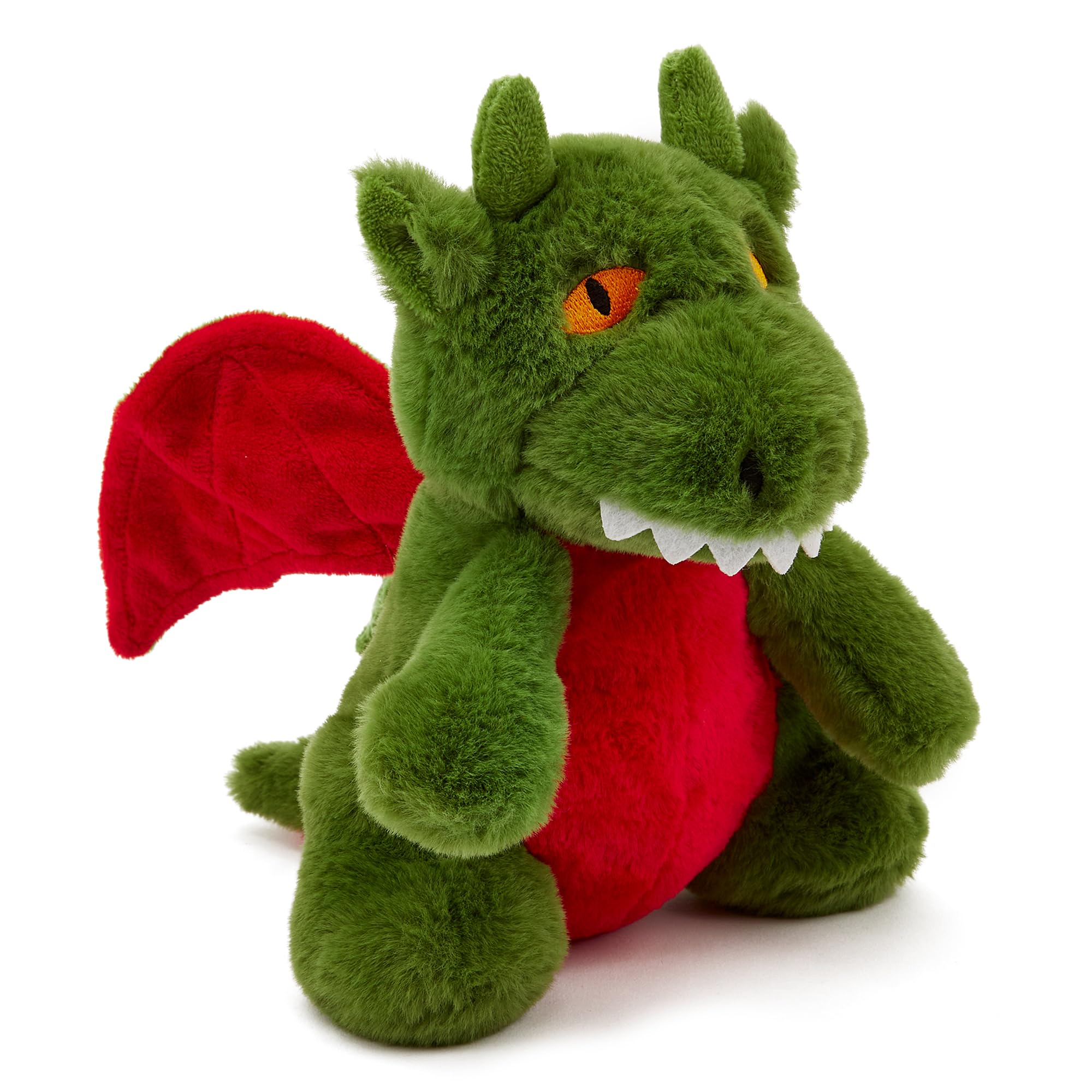 Zappi Co Ultra Soft Green Dragon Plush Toy (21cm Height) - 100% Recycled, Eco-Friendly, Newborn Gift, Realistic Lifelike — view 2