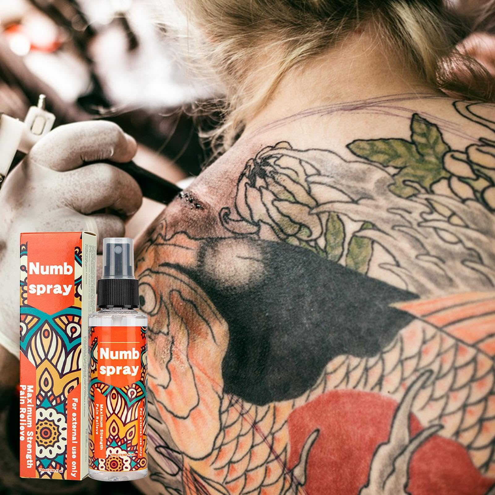 Youding Spray per la Pelle, Nebbia Post-Trattamento per Tatuaggi, Unisex  100ml Skin Relief Spray Spray topico per la rimozione dei del sopracciglio  : Amazon.it: Elettronica