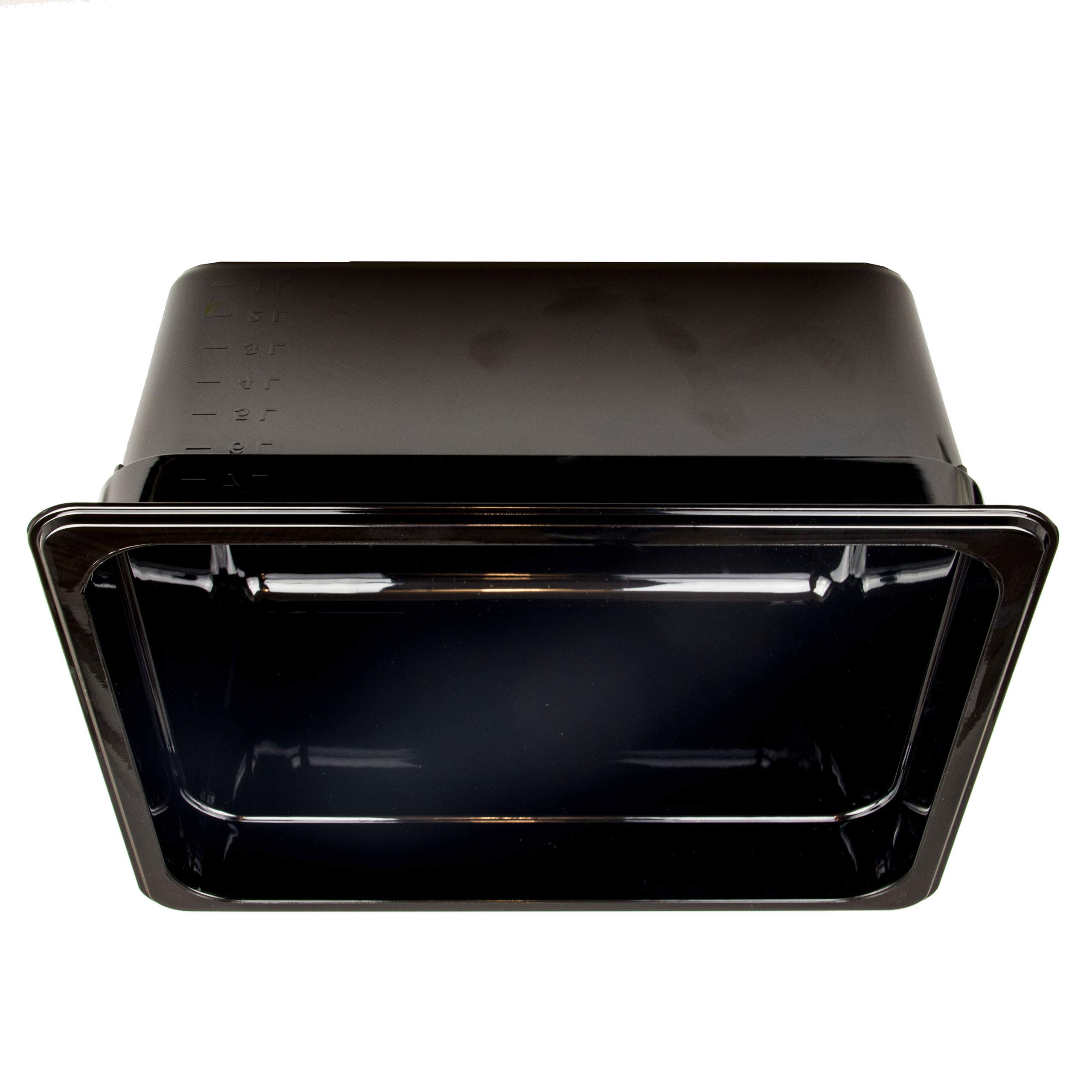 6 Stück GN 1/2 Gastronormbehälter GN-Behälter 9,5 Liter Tiefe 150mm Kunststoff schwarz