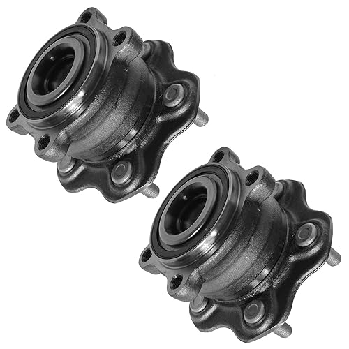 Vista 797 de TRQ Juego de 2 rodamientos de rueda trasera y conjunto de cubo con sensor ABS compatible con Ford Transit Connect 2014-2018