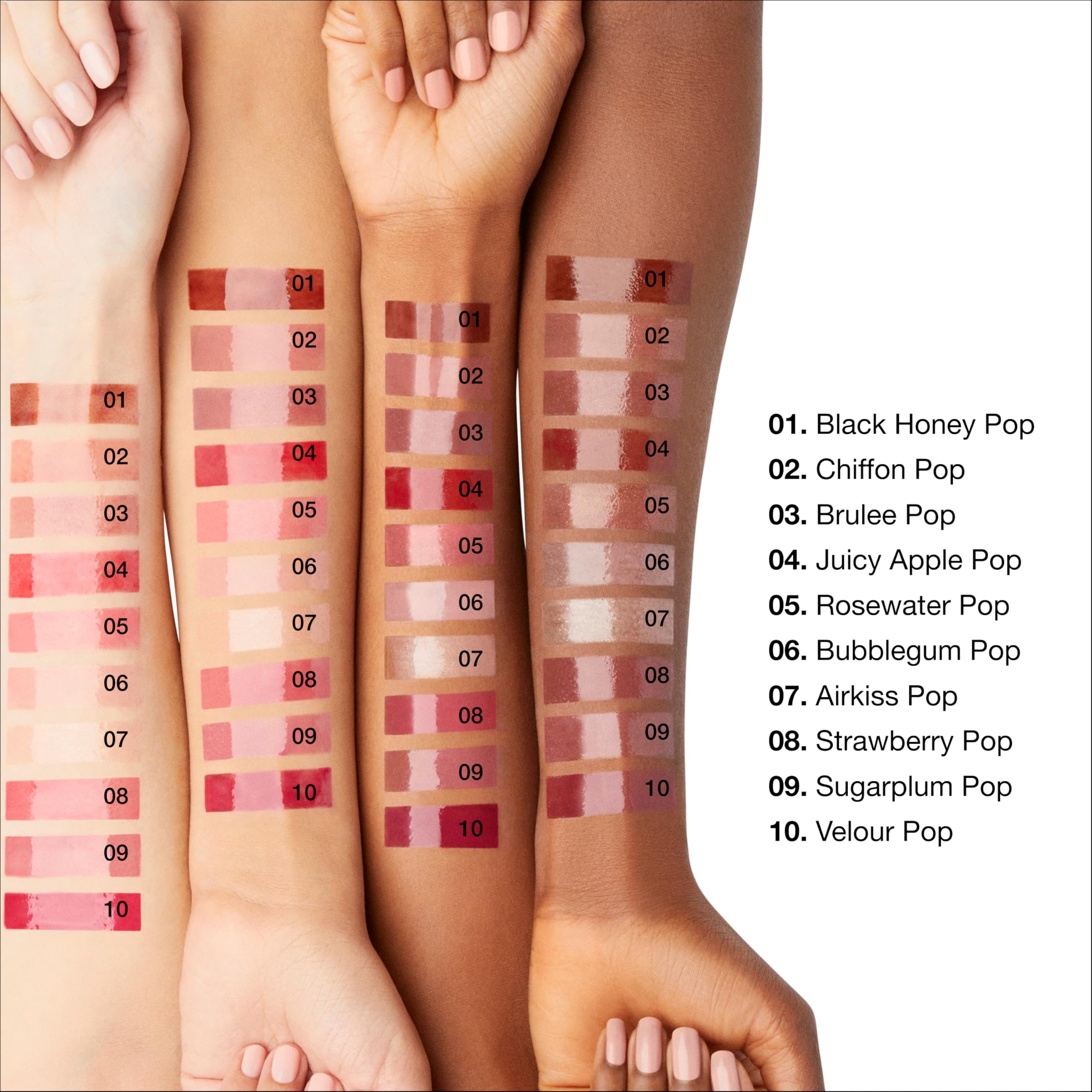Clinique Pop Plush Creamy Lip Gloss lucidalabbra cremoso, con acido ialuronico e burri di aloe, avocado e karité | Idratante e luminoso