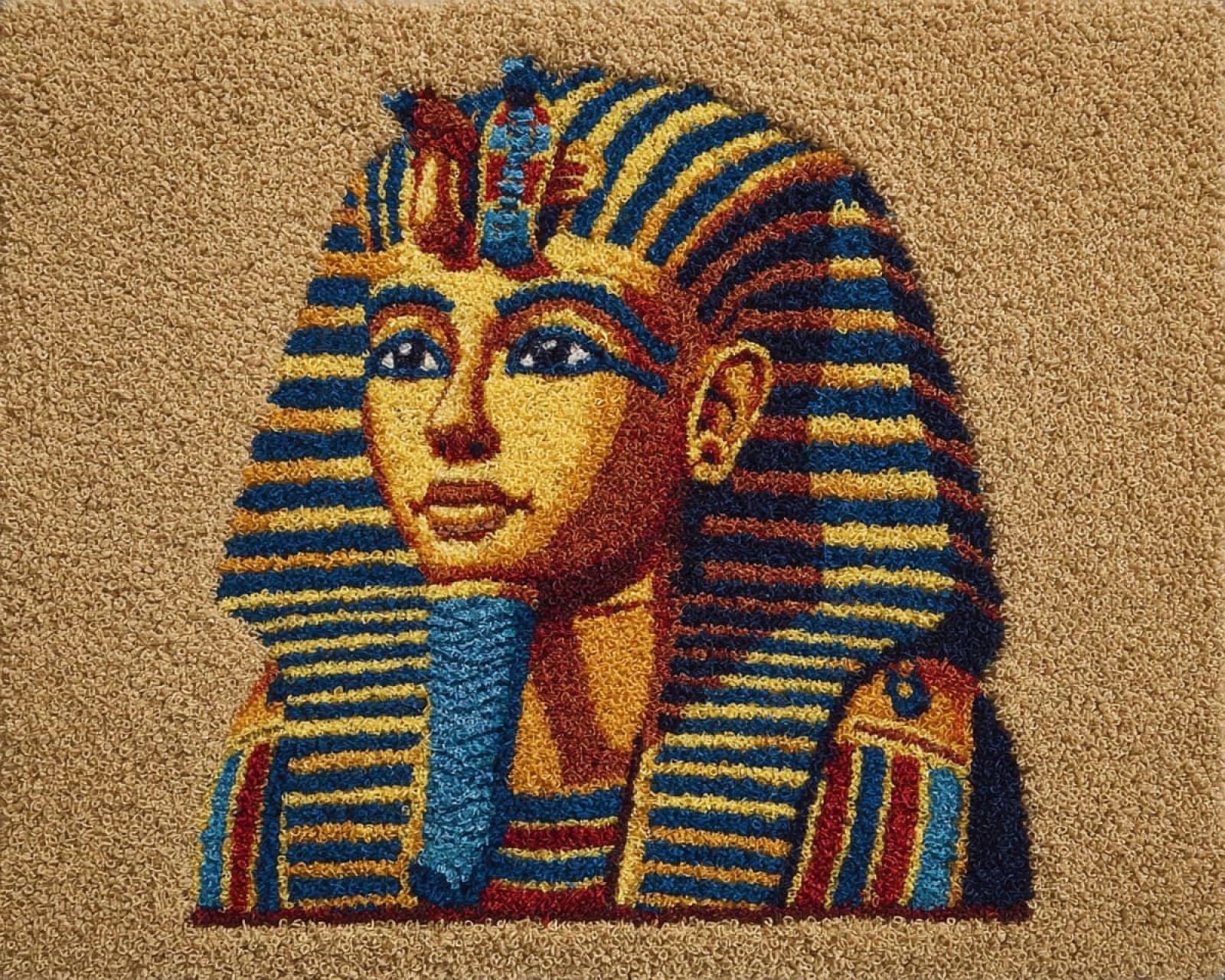 Wallphantom Latch Hook Kits Rugs,Pharaoh Portrait