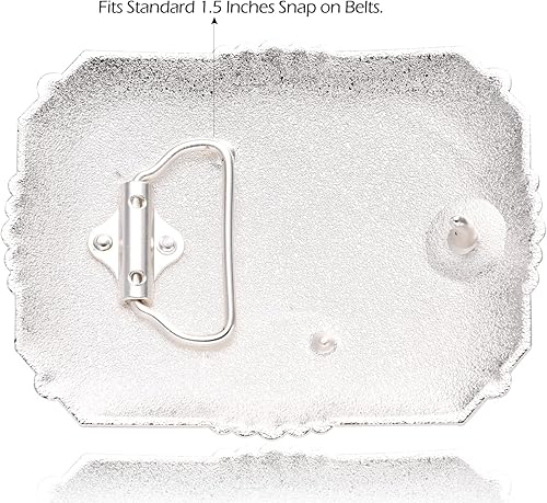 Miniatura 3 de Bull Rider Belt Buckles Men, Western Cowboy Rodeo Champion Belt Buckle, BullEagleHorse Big Size Belt Buckle