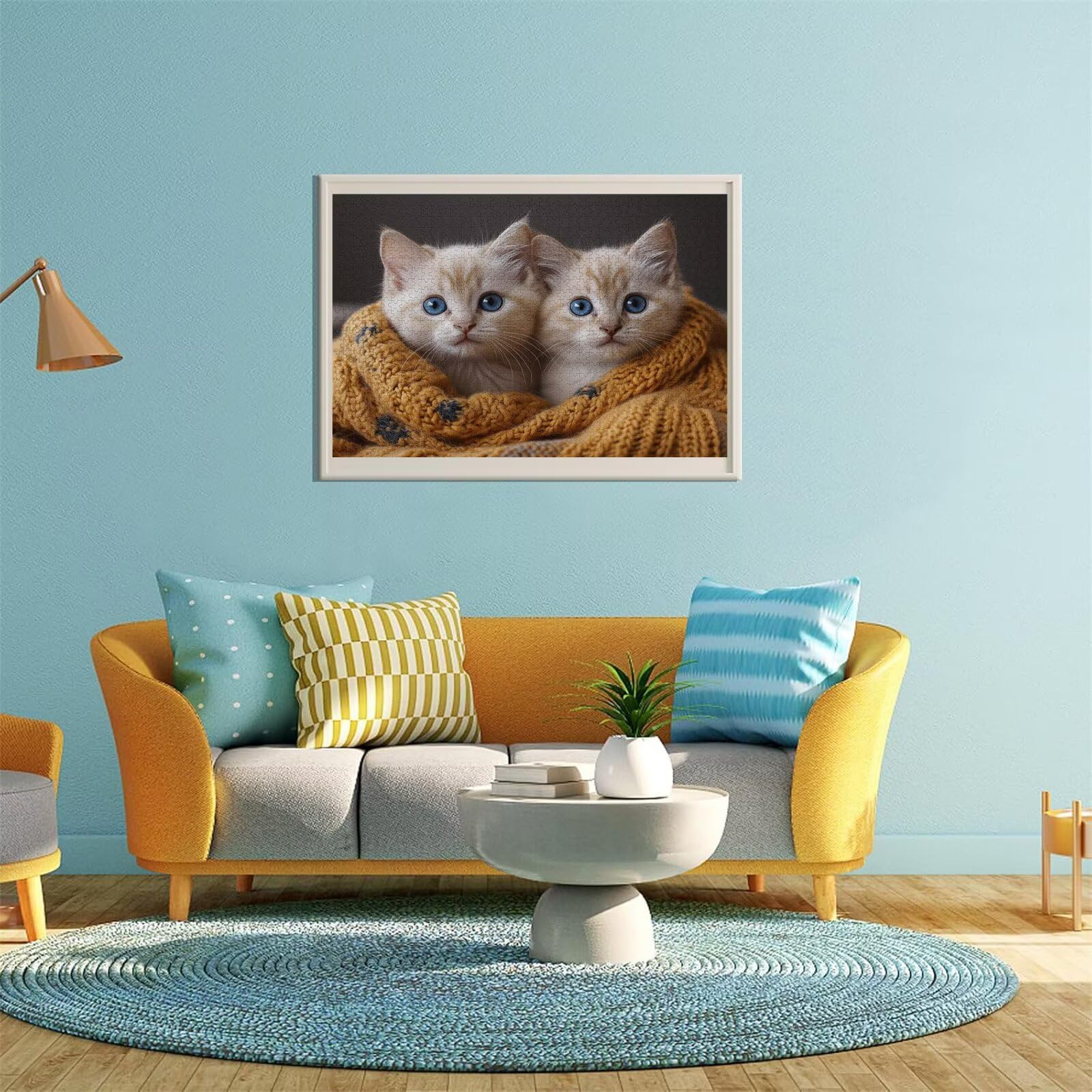 Puzzle Erwachsene 2000 Teile Katze Haustier Educa Jigsaw für Kinder ab 8 Jahren Mädchen Jungen, Erwachsene Impossible Klassische Puzzles Schwer, Anspruchsvoll Spielspaß, Als Geschenke 70x99cm t-638
