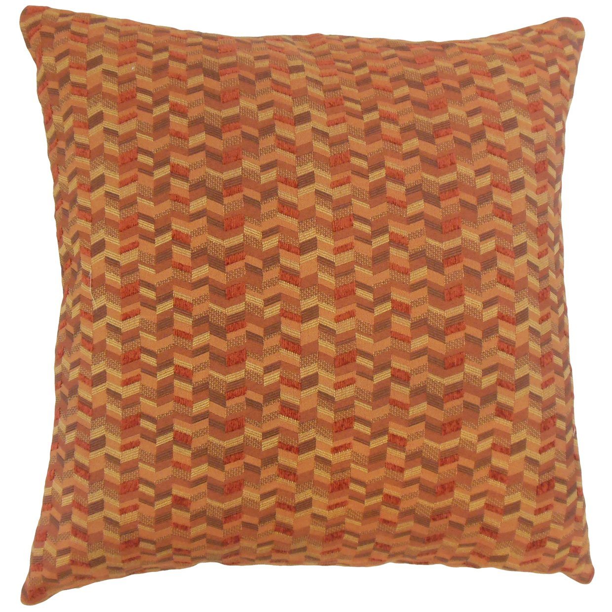 The Pillow CollectionBloem Chevron Bedding Sham Marigold, Queen/20" x 30"