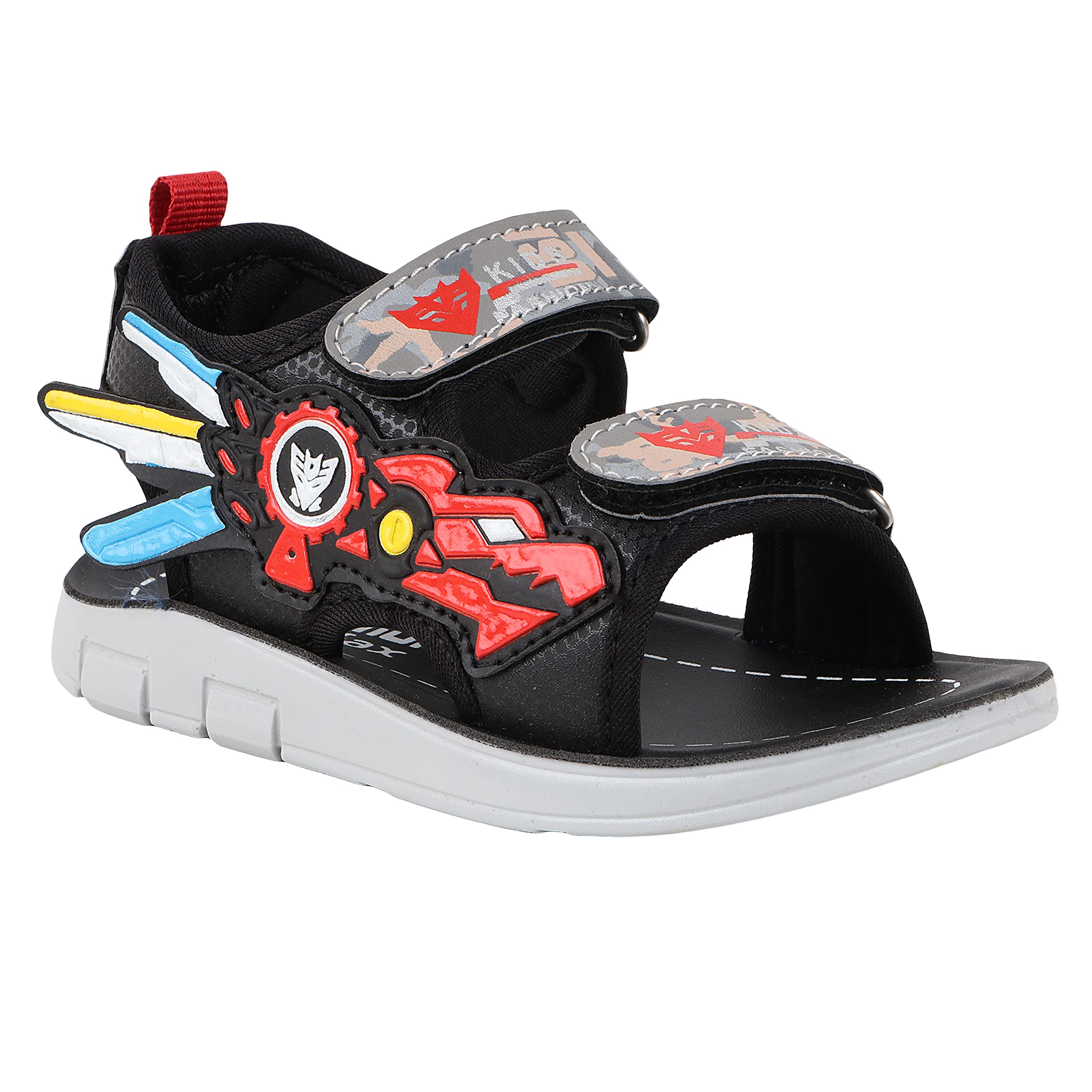 AIRFAX Unisex Child Kids Regular/Everyday Use Breathable Printed Valcro Floaters Sandals with pu Sole for Boys & Girls (TACT KIDDY_GREY&GREEN_9_KID) (B0BSCKRMBG) Amazon Price History, Amazon Price Tracker
