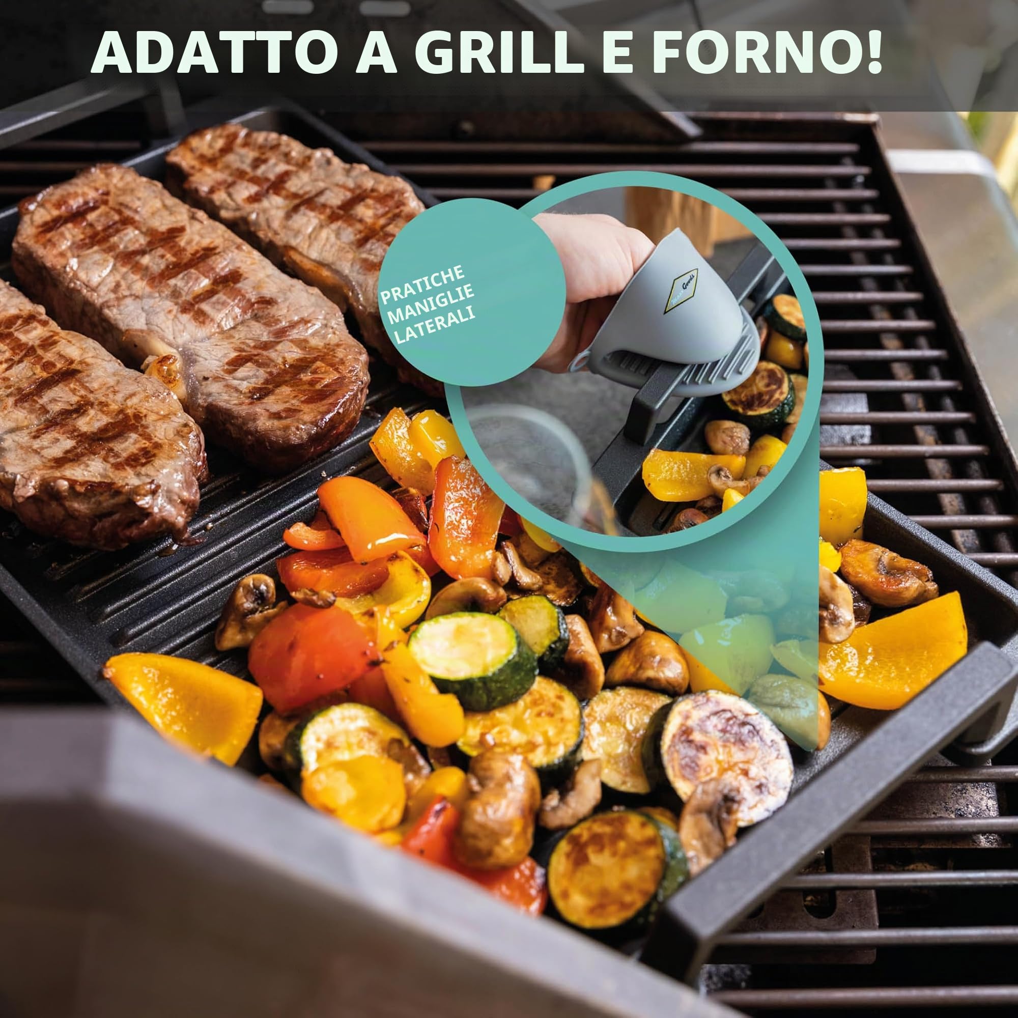 Piastre grill a induzione MaxxGoods Eurolux (Teppanyaki)