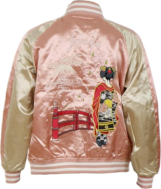 Amazon スカジャン メンズ 和柄 舞子刺繍 横須賀ジャンバー サテン地 ブルゾン 配色切替 アメカジ Q0128 05hx ピンク M コート ジャケット 通販 Amazon スカジャン メンズ 和柄 舞子刺繍 横須賀ジャンバー サテン地 ブルゾン 配色切替 アメカジ Q0128 05hx ピンク M コート ジャケット 通販
