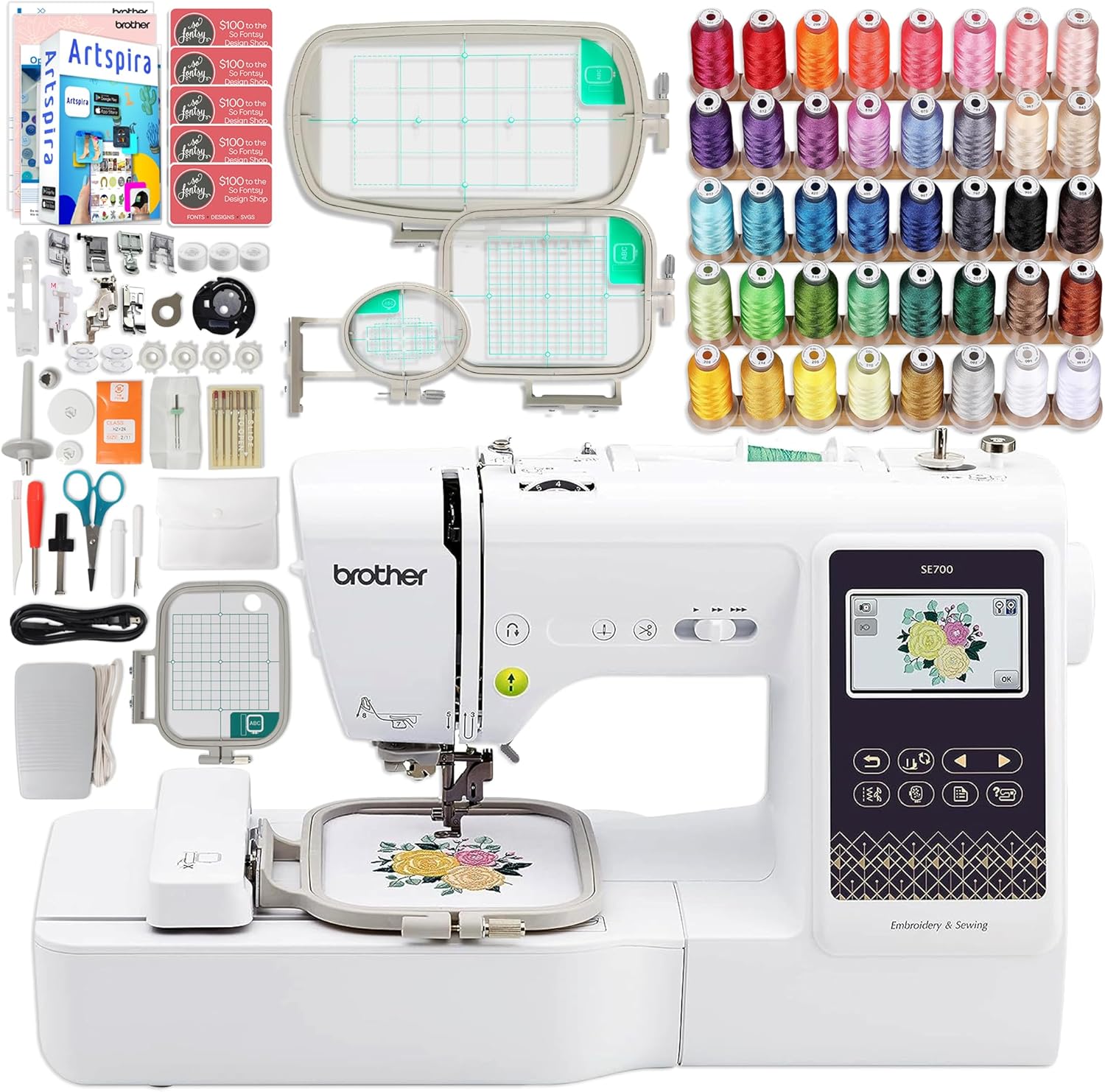 Brother SE700 Combo Embroidery