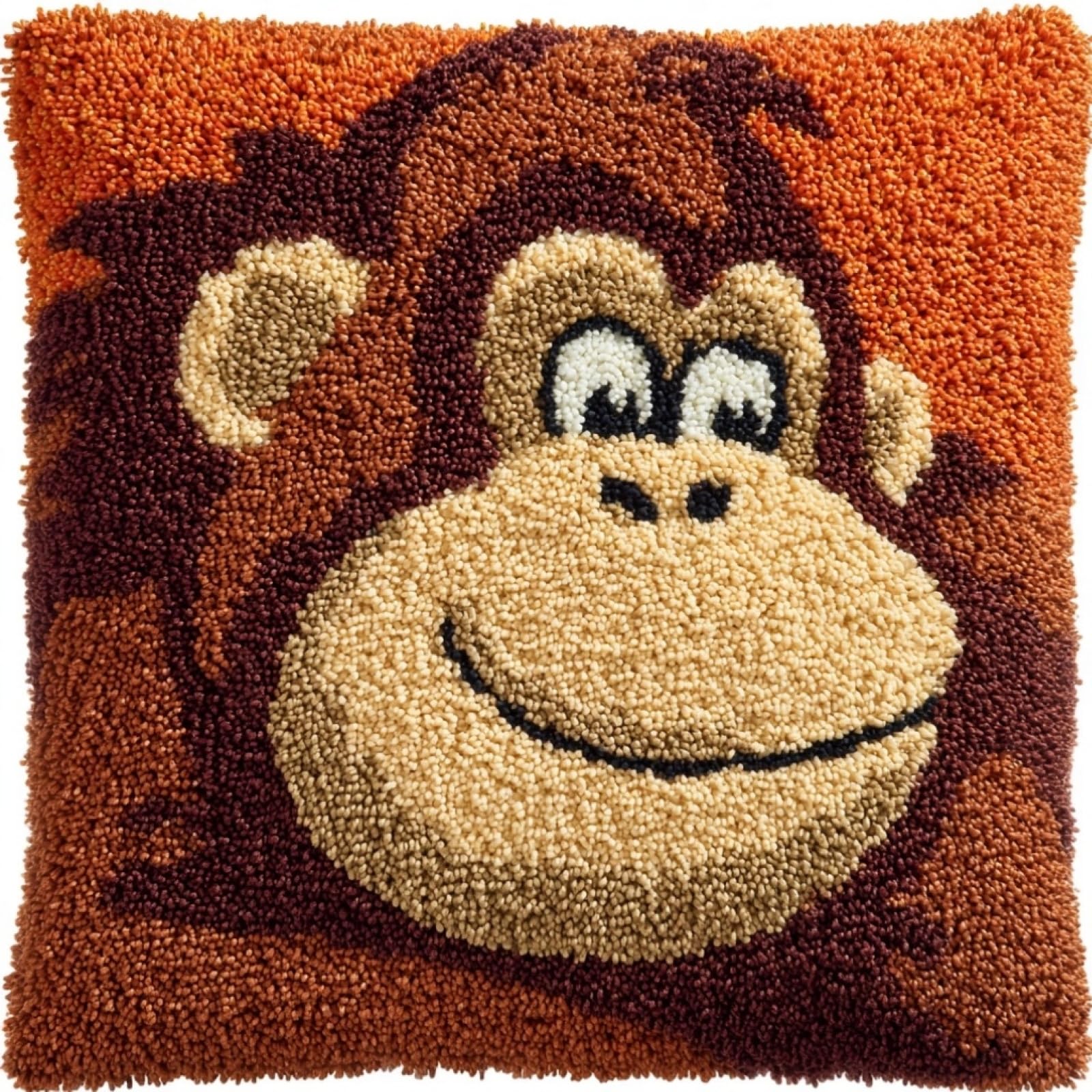 AxiangziK DIY Latch Hook Pillow Kits for Adults,Chimpanzees