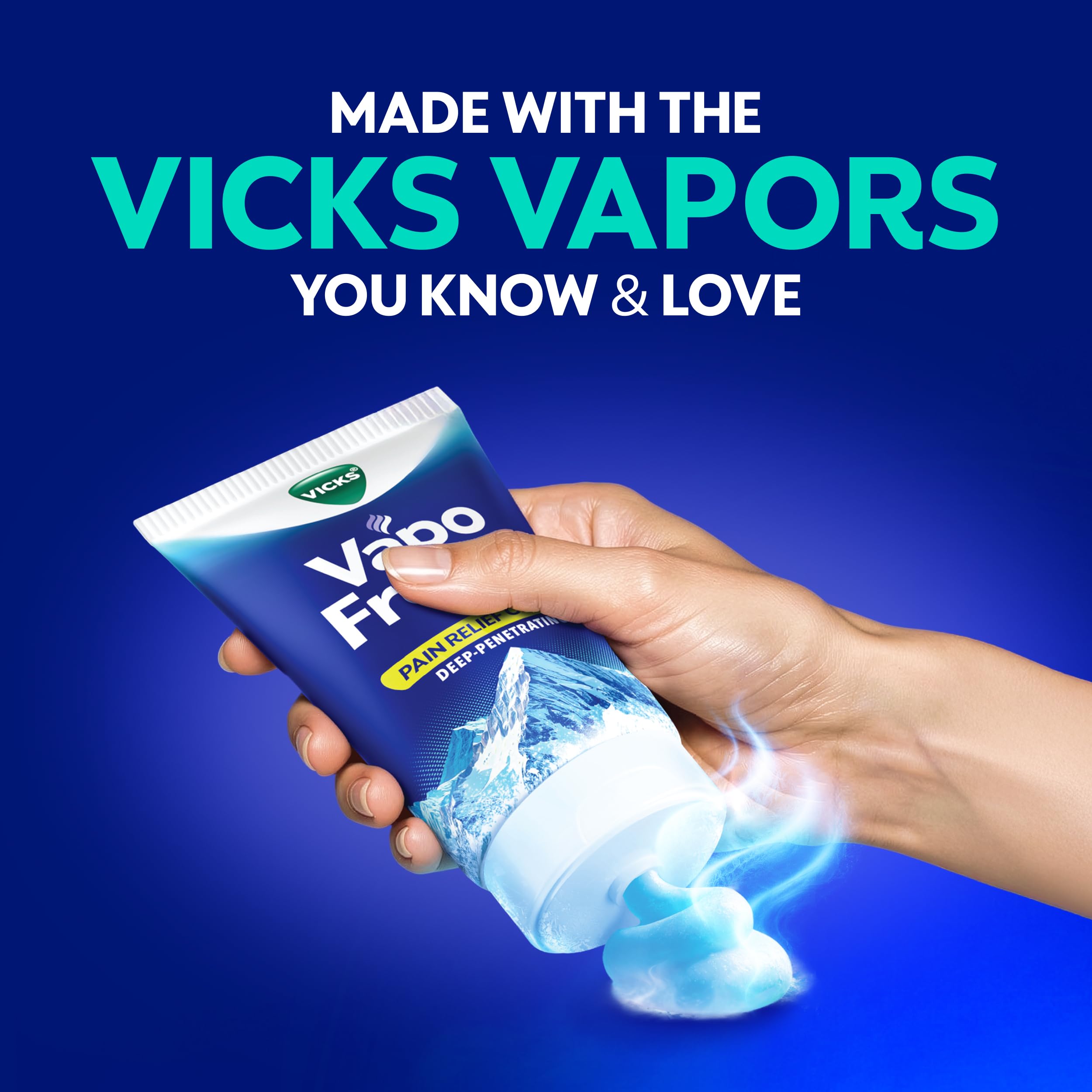 Vicks VapoFreeze Topical Pain Cream 3.0oz, Maximum Strength Menthol+ for Muscle Pain Relief, Joint Pain Relief, Knee Pain Relief, Back Pain Relief, Cream for Pain Relief, Topical Pain Relief — Amazon image 7