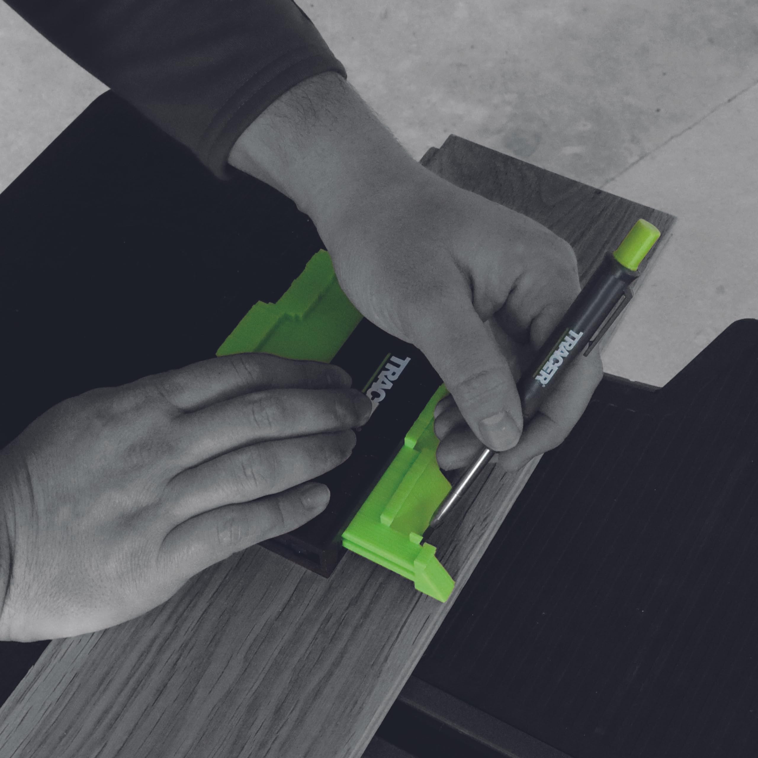 Amazon.co.jp: トレーサー輪郭ゲージと深穴建設鉛筆セット130mm (5