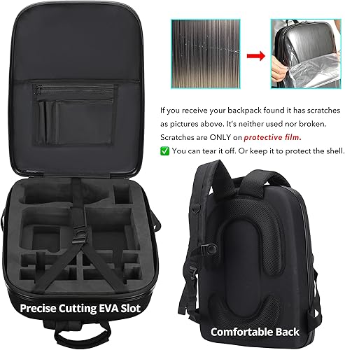 Miniatura 10 de Estuche rígido profesional Mini 4 Pro para DJI Mini 4 ProMini 3 ProMini 3, funda de viaje impermeable para DJI Mini 34 Pro con RC-N2DJI RC 2 y otros