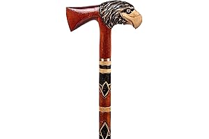 Eagle Hand Carved Walking Stick: Elevate Your Style with the Pimp Stick for Men