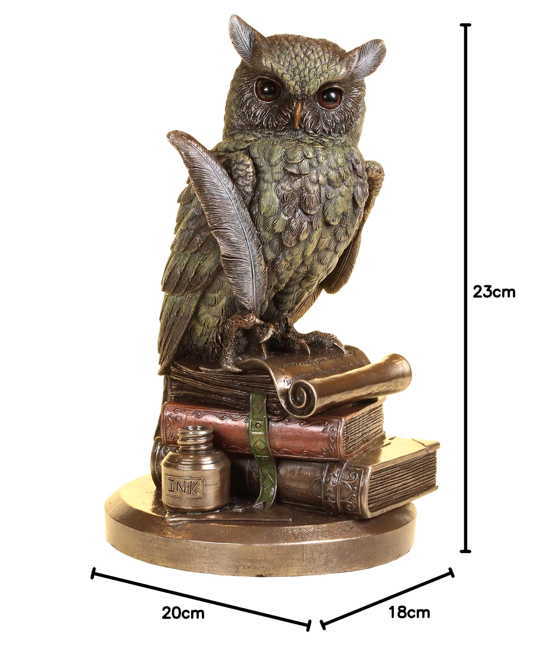 Nemesis Now Figurka Ulula 23 cm Brąz