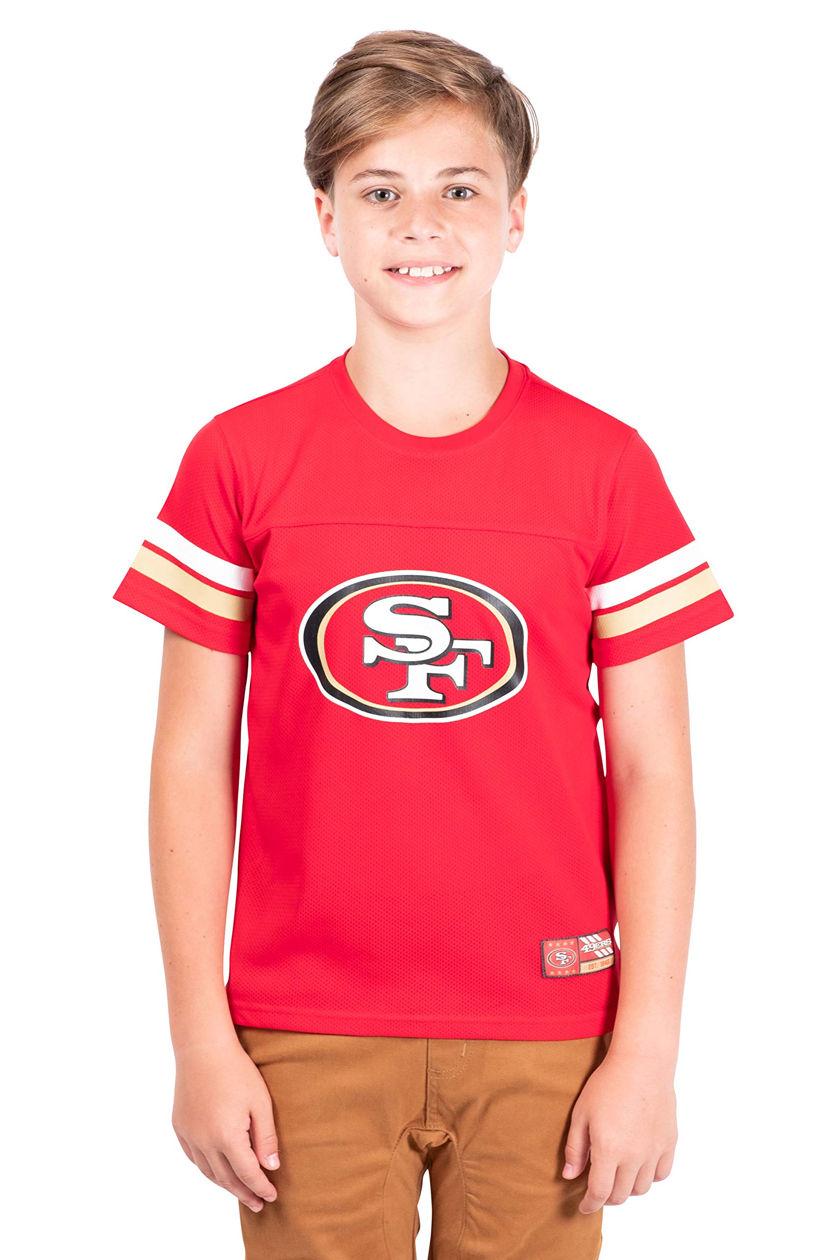 Ultra Game Youth NFL Official Super Soft Game Day Mesh Jersey Shirt