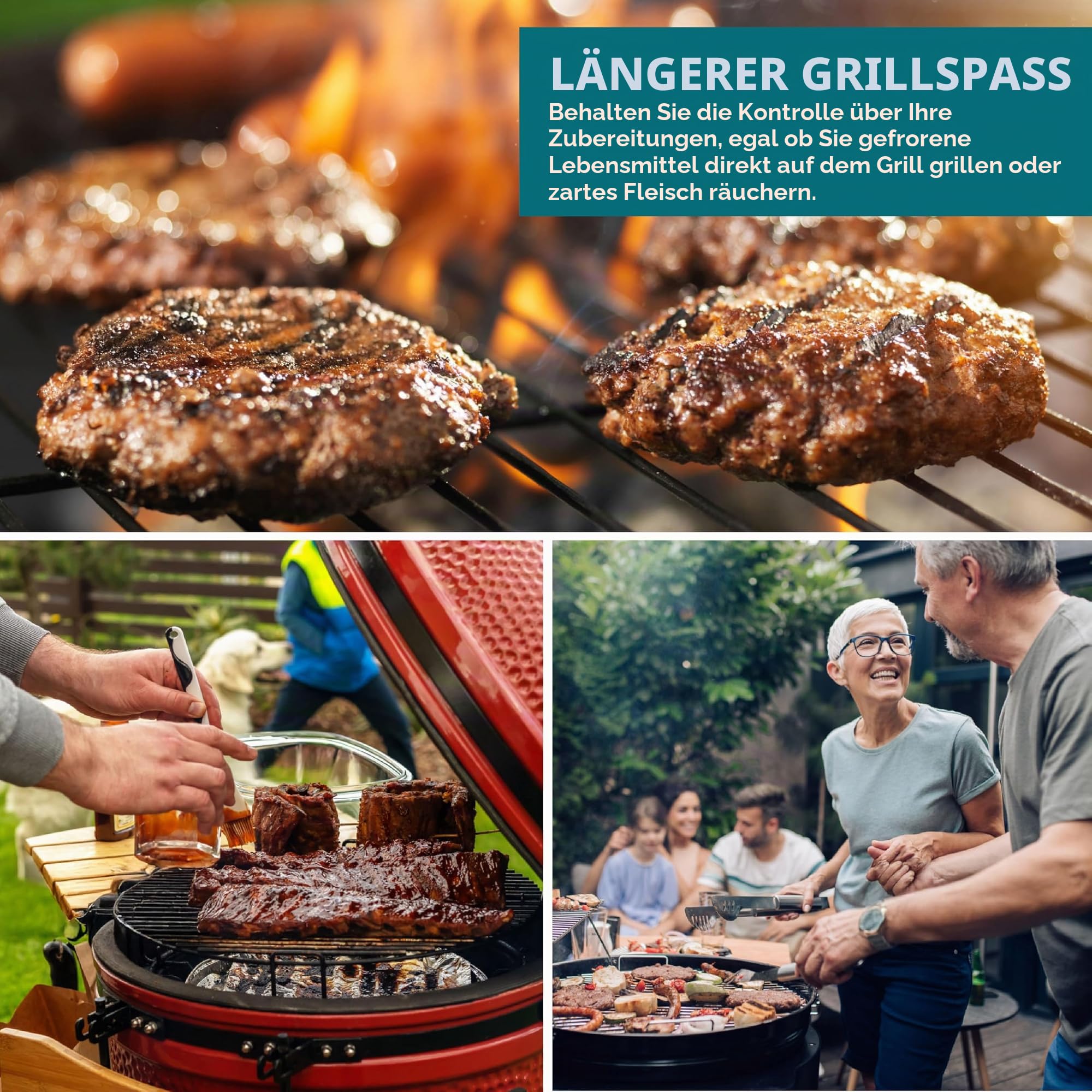 Holzkohlekorb – Optimale Luftstromregelung für BBQ Grill – Leicht zu halten – Sicher für heiße Kohlen – Schneller Temperaturanstieg – Spart Kohle – Multifunktional