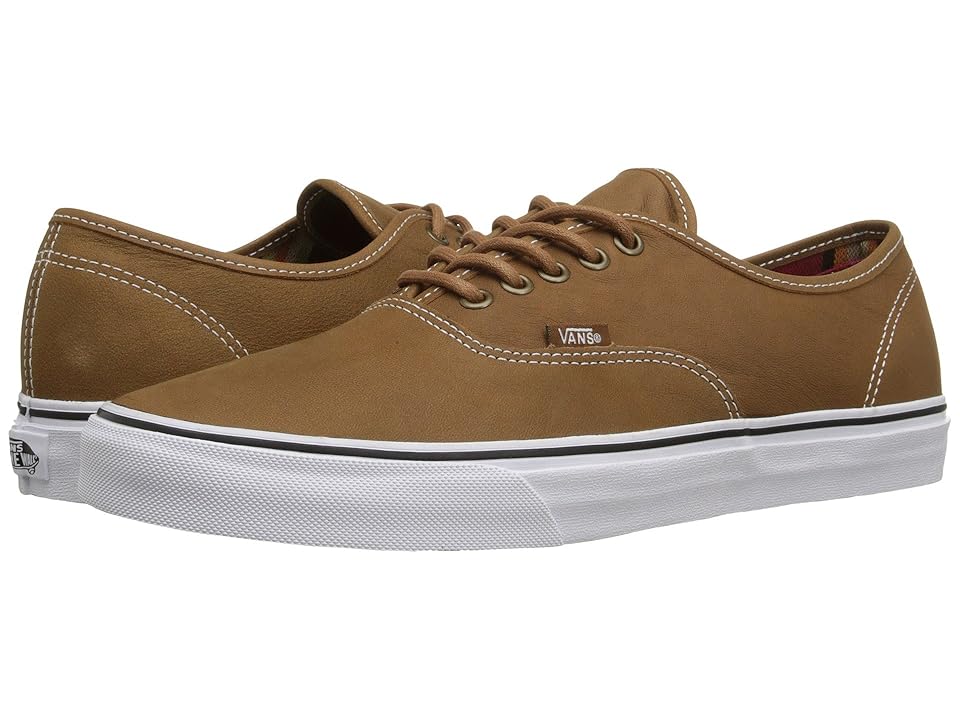 Womens brown leather vans Outlet